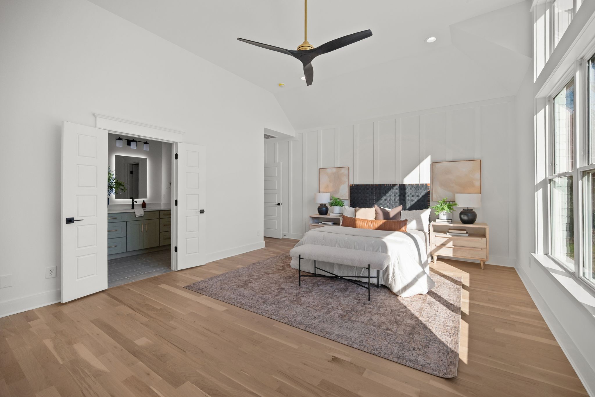 6103 Henry Ford Drive Nashville, TN 37209 - Photo 23 of 40 a bedroom with a bed ceiling fan and a window
