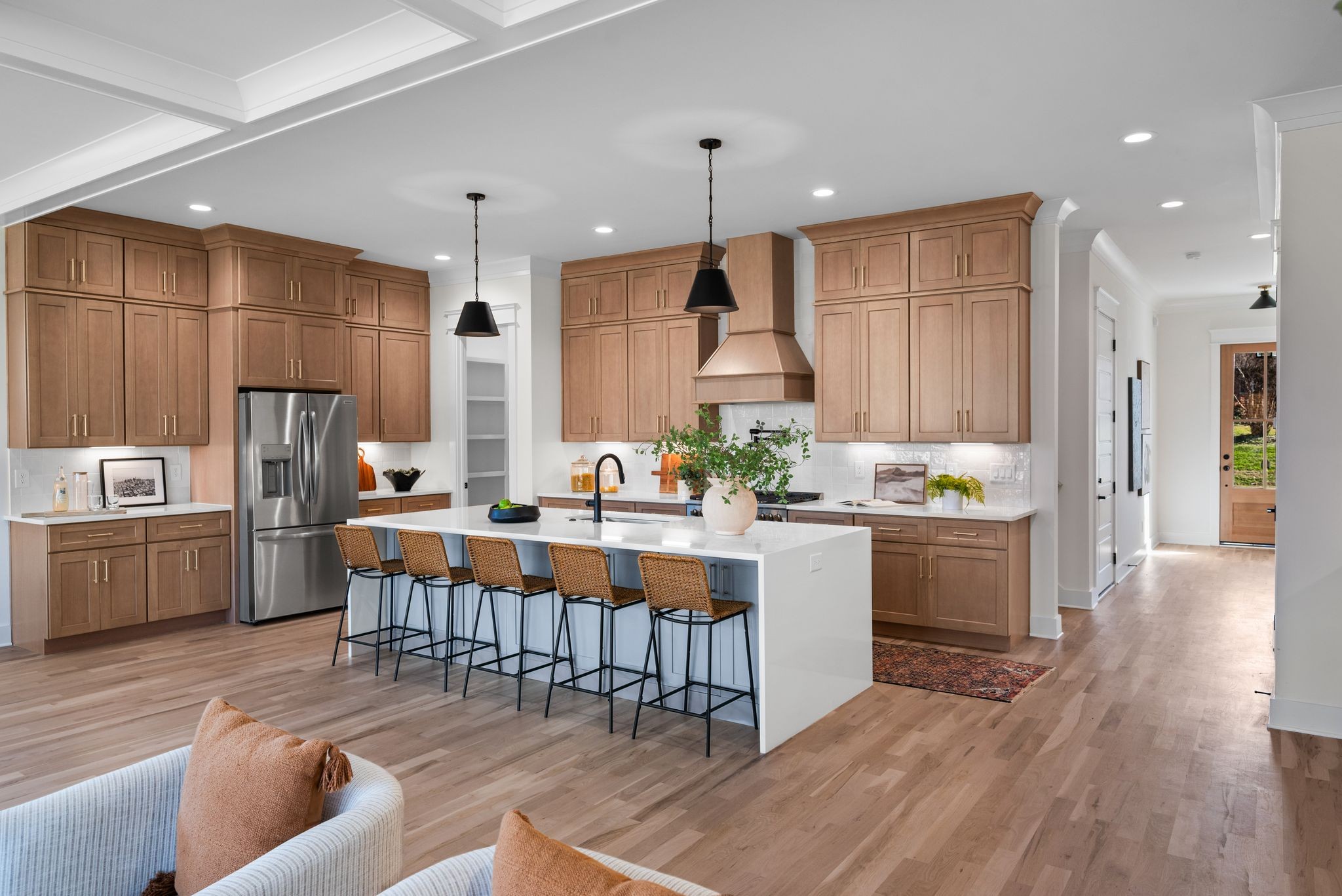 6103 Henry Ford Drive Nashville, TN 37209 - Photo 10 of 40 a large kitchen with kitchen island a large counter space stainless steel appliances and furniture