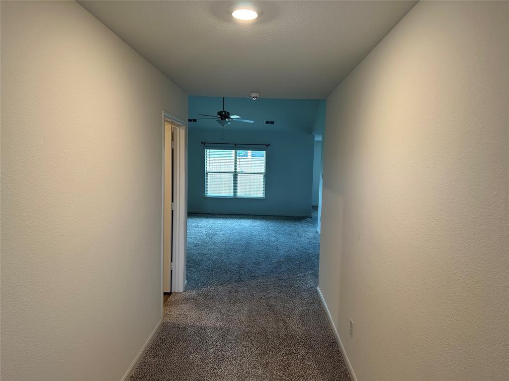 13624 Mineral Road Ponder, TX 76259 - Photo 2 of 26 Hallway with carpet and baseboards