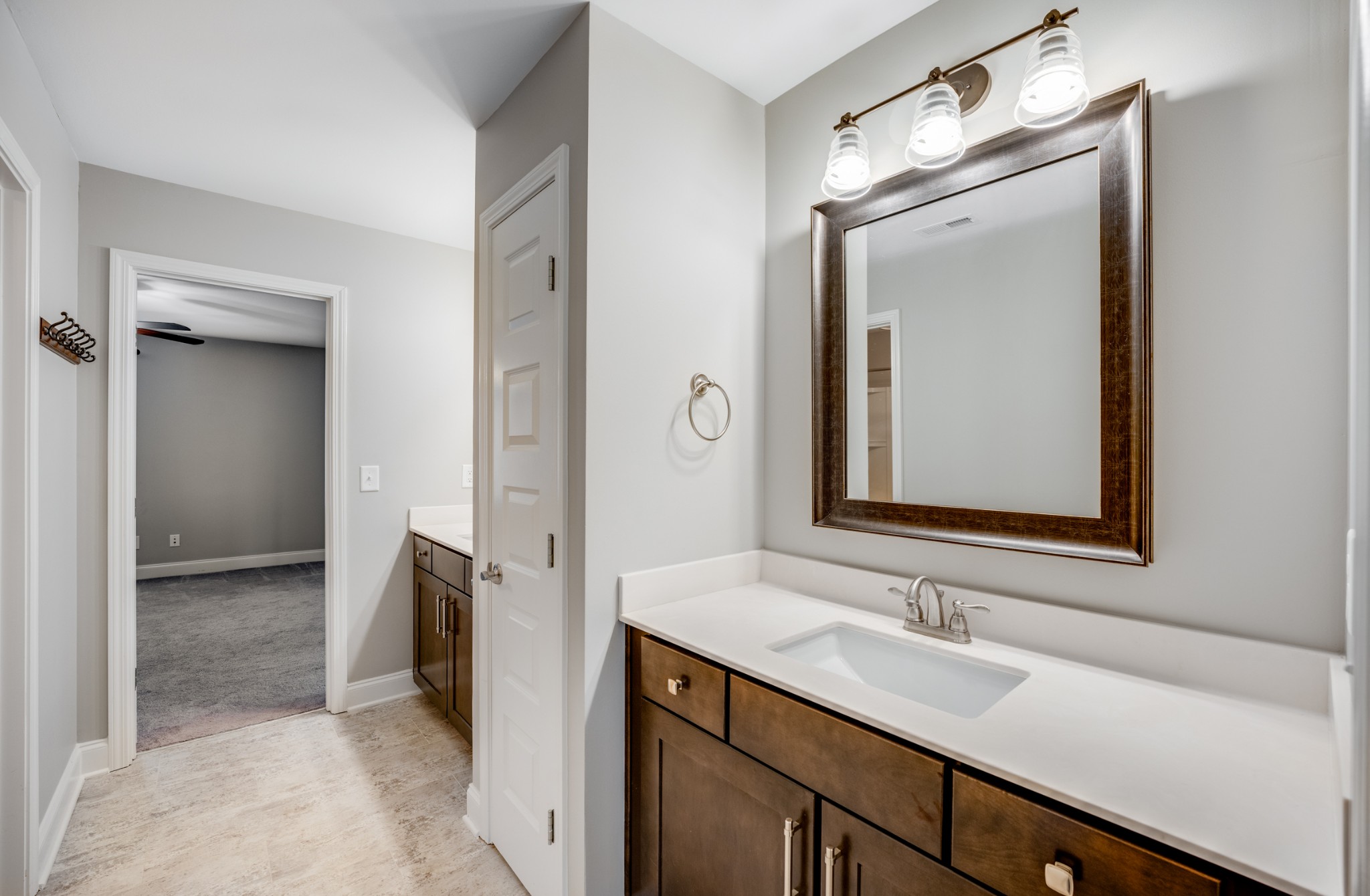 5001 Rizer Point Drive Franklin, TN 37069 - Photo 29 of 42 a bathroom with a double vanity sink mirror and