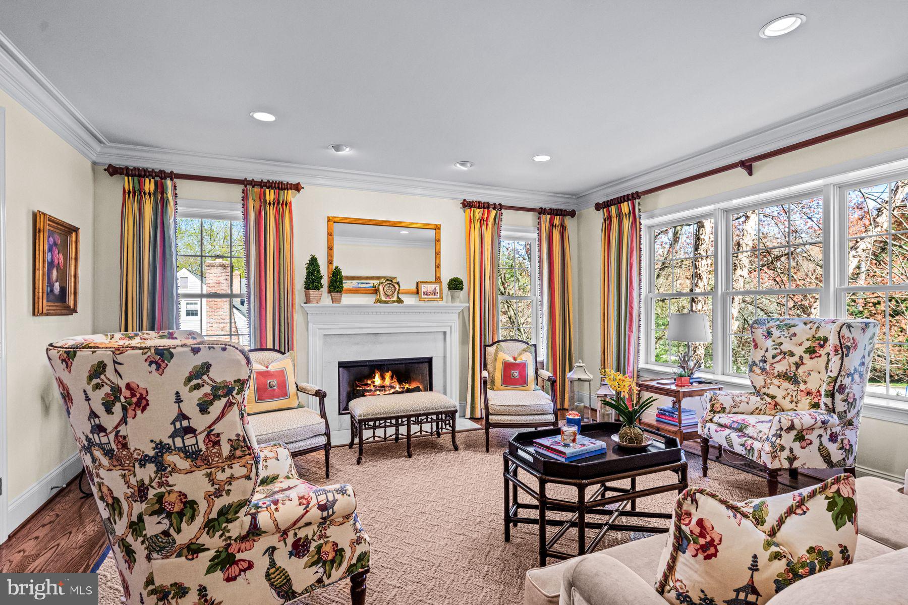 321 Exeter Road Devon, PA 19333 - Photo 16 of 79 a living room with furniture and a fireplace