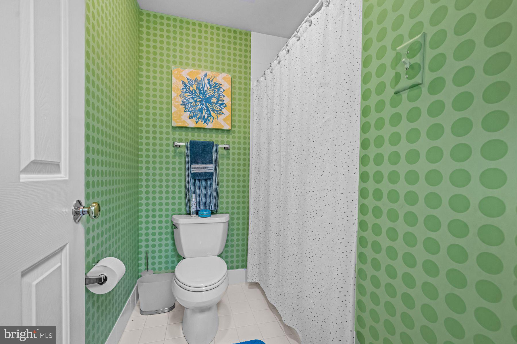 321 Exeter Road Devon, PA 19333 - Photo 57 of 79 a white toilet sitting next to a shower curtain