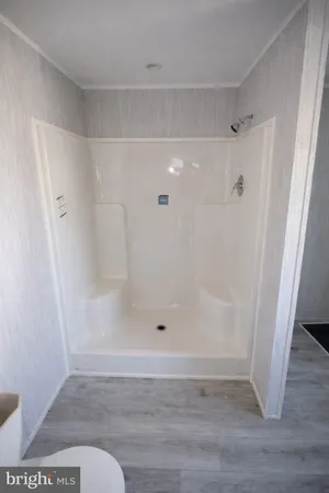 a view of bathroom with shower