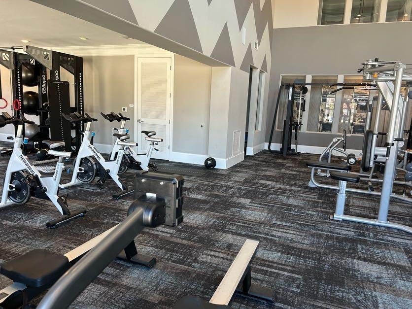 2610 Chert Lane Raleigh, NC 27610 - Photo 31 of 32 a view of a room with gym equipment