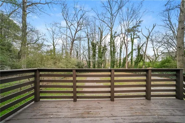 a view of outdoor space with trees