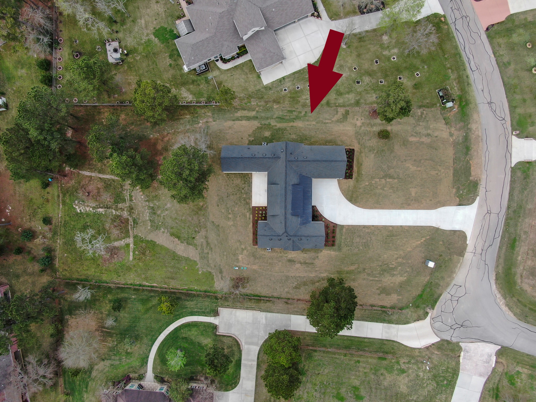 14742 Turquoise Trail Willis, TX 77378 - Photo 45 of 48 an aerial view of a house