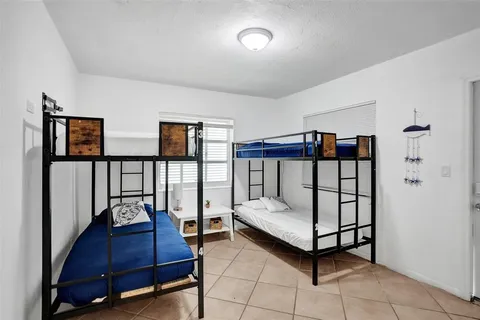 a view of a hallway with closet