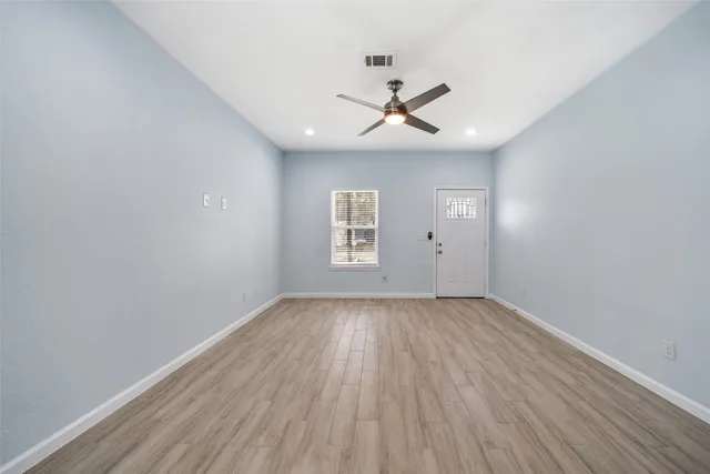 wooden floor in an empty room