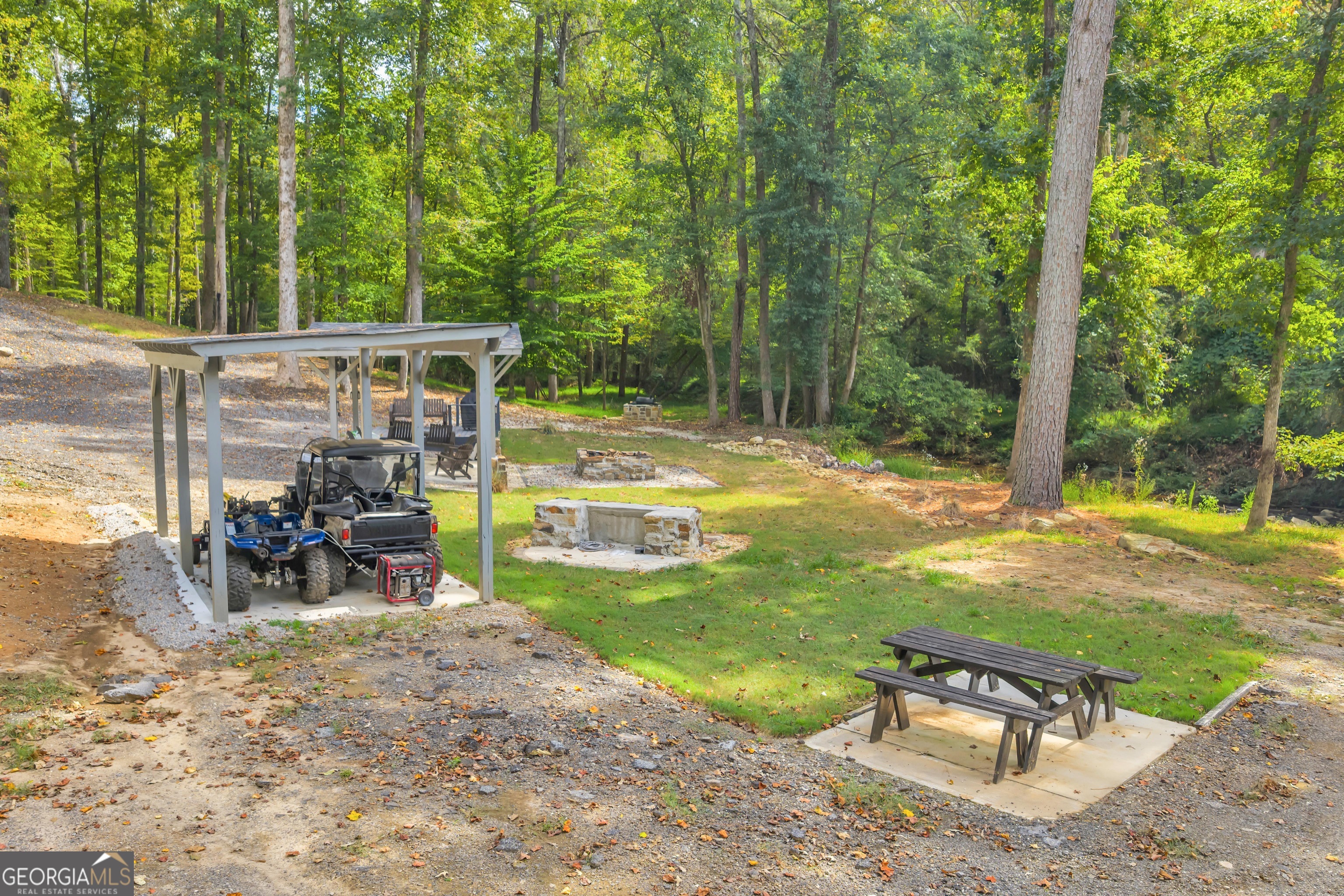 1542 Silver Hill Road Stone Mountain, GA 30087 - Photo 14 of 40 a view of a backyard with a patio