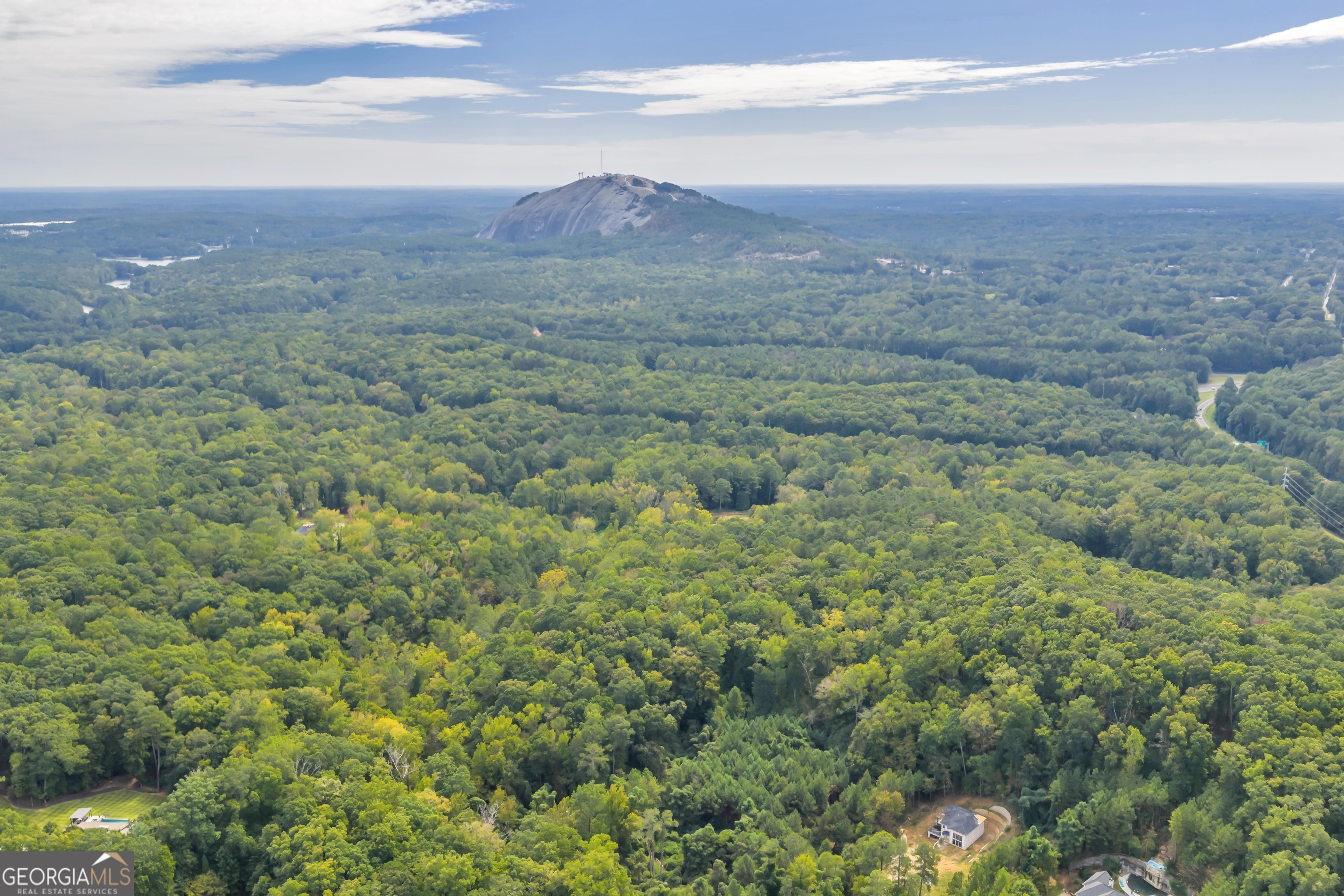 1542 Silver Hill Road Stone Mountain, GA 30087 - Photo 38 of 40 a view of an outdoor space and mountain view