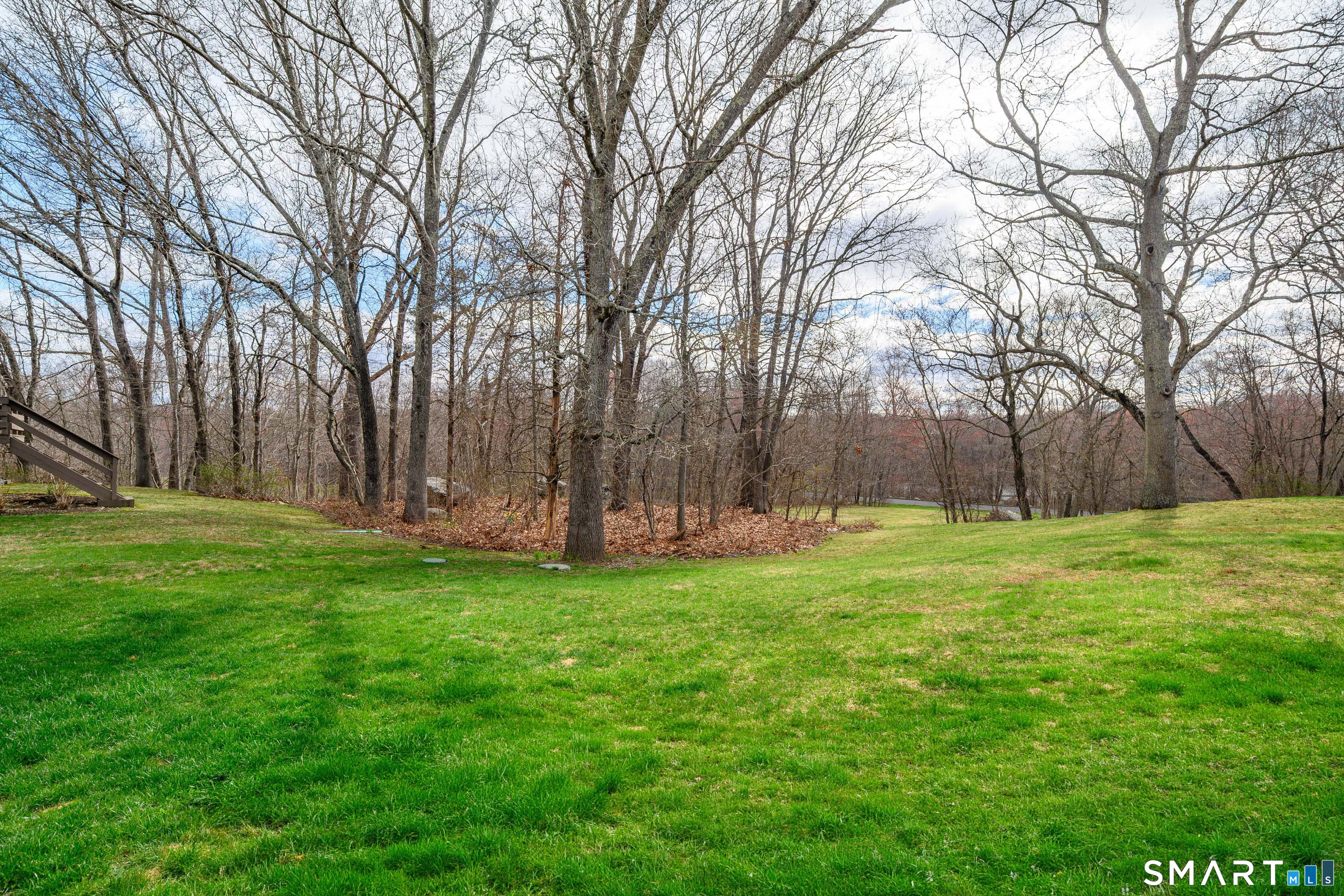6 Echowoods Circle, Unit 6 Monroe, CT 06468 - Photo 24 of 25 a view of a backyard with large trees