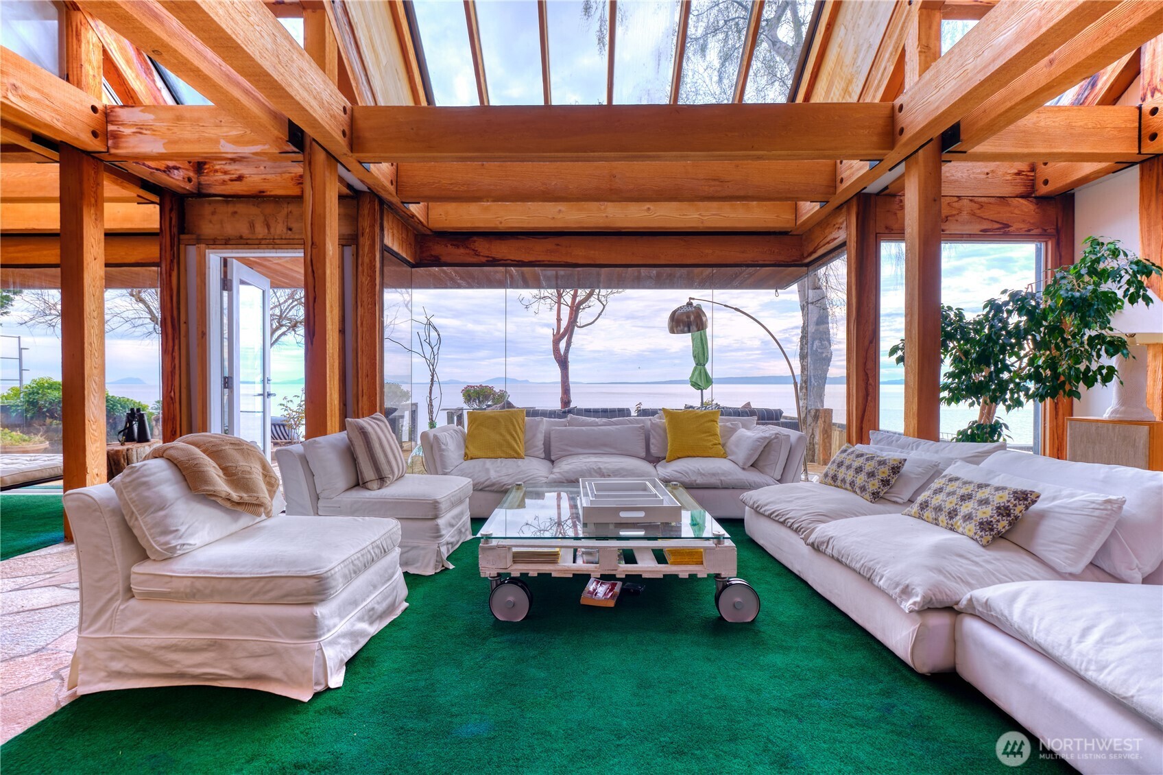 731 Kendor Drive Point Roberts, WA 98281 - Photo 2 of 40 a outdoor living space with furniture and garden view
