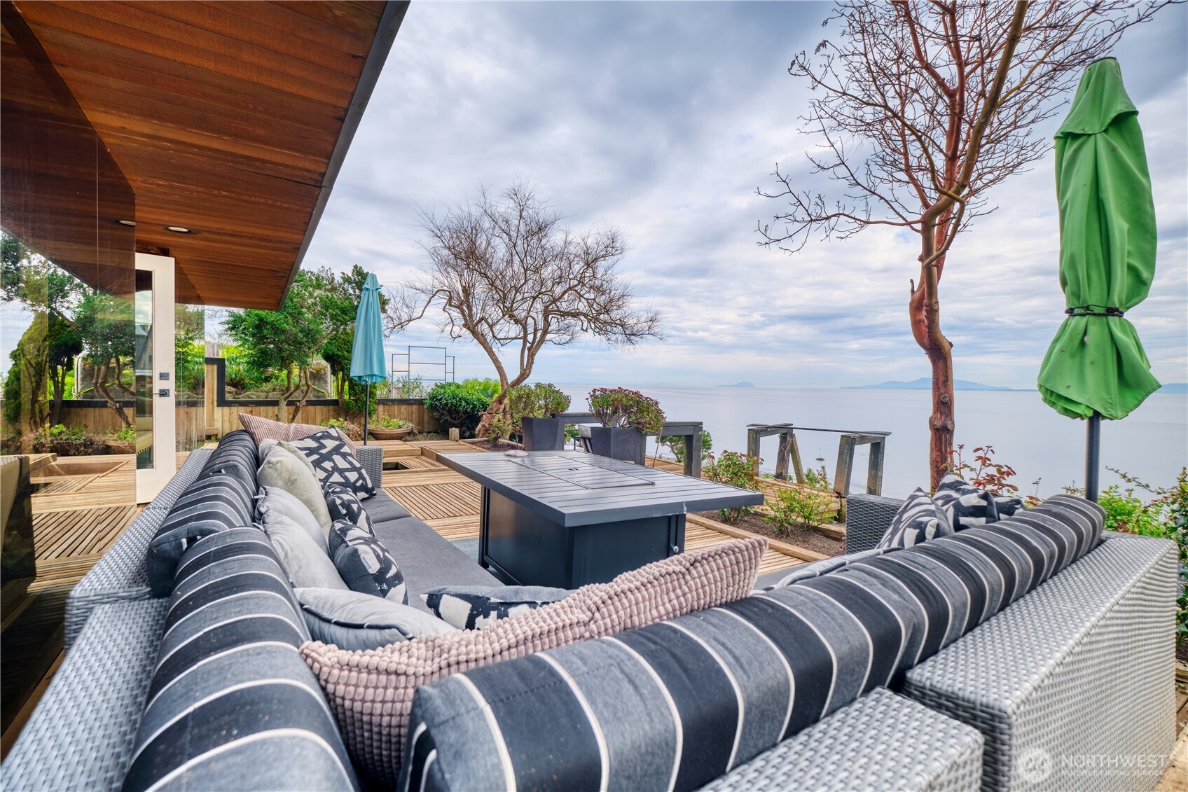 731 Kendor Drive Point Roberts, WA 98281 - Photo 10 of 40 a view of swimming pool with outdoor seating and plants