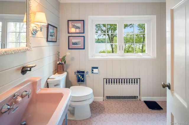 a bathroom with a sink and a toilet