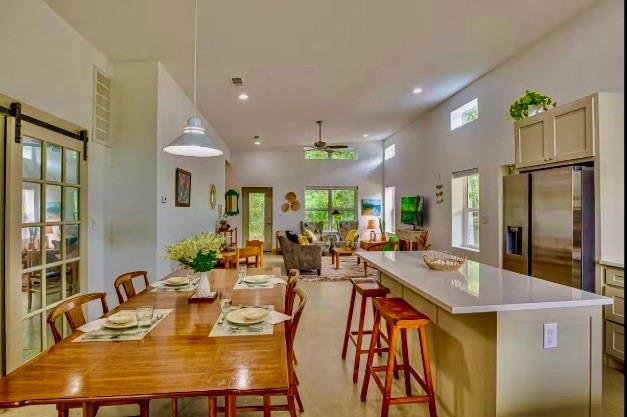 14217 Alamo Road Log Cabin, TX 75148 - Photo 4 of 10 a view of a dining room with furniture window and outside view