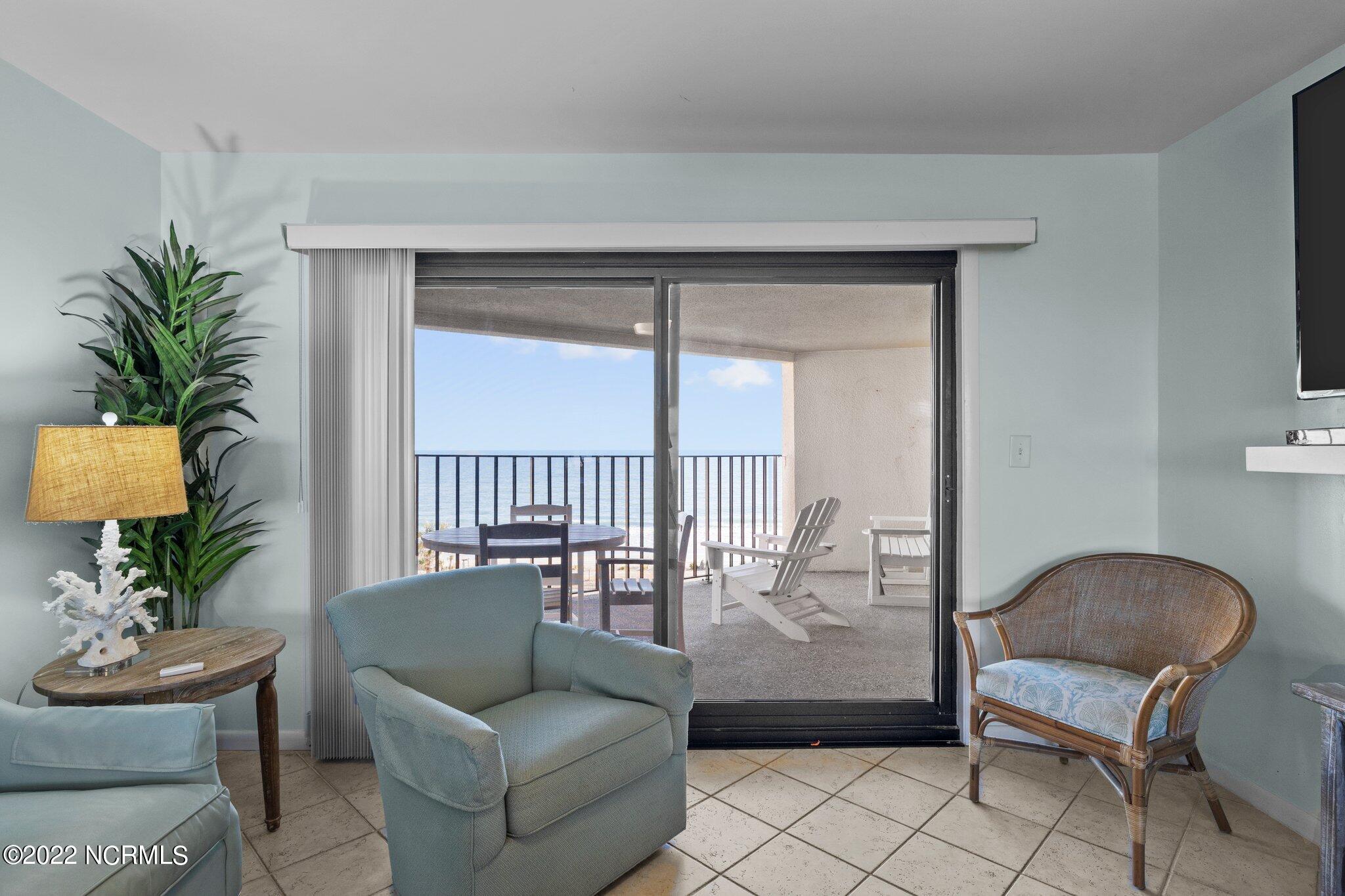 1505 Salter Path Road, Unit 425 Indian Beach, NC 28512 - Photo 10 of 35 Access To Private Covered Deck