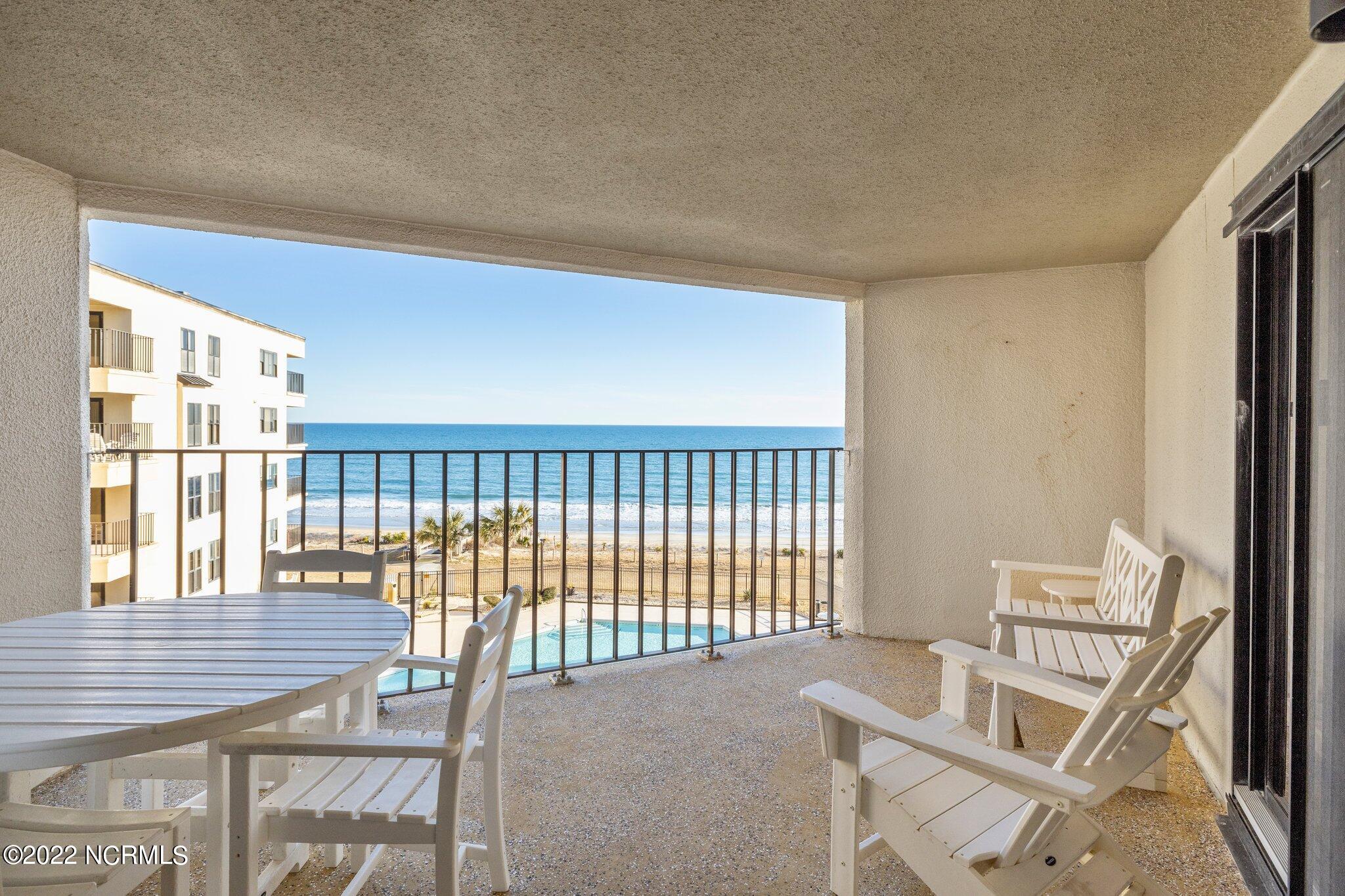 1505 Salter Path Road, Unit 425 Indian Beach, NC 28512 - Photo 12 of 35 Covered Back Deck2