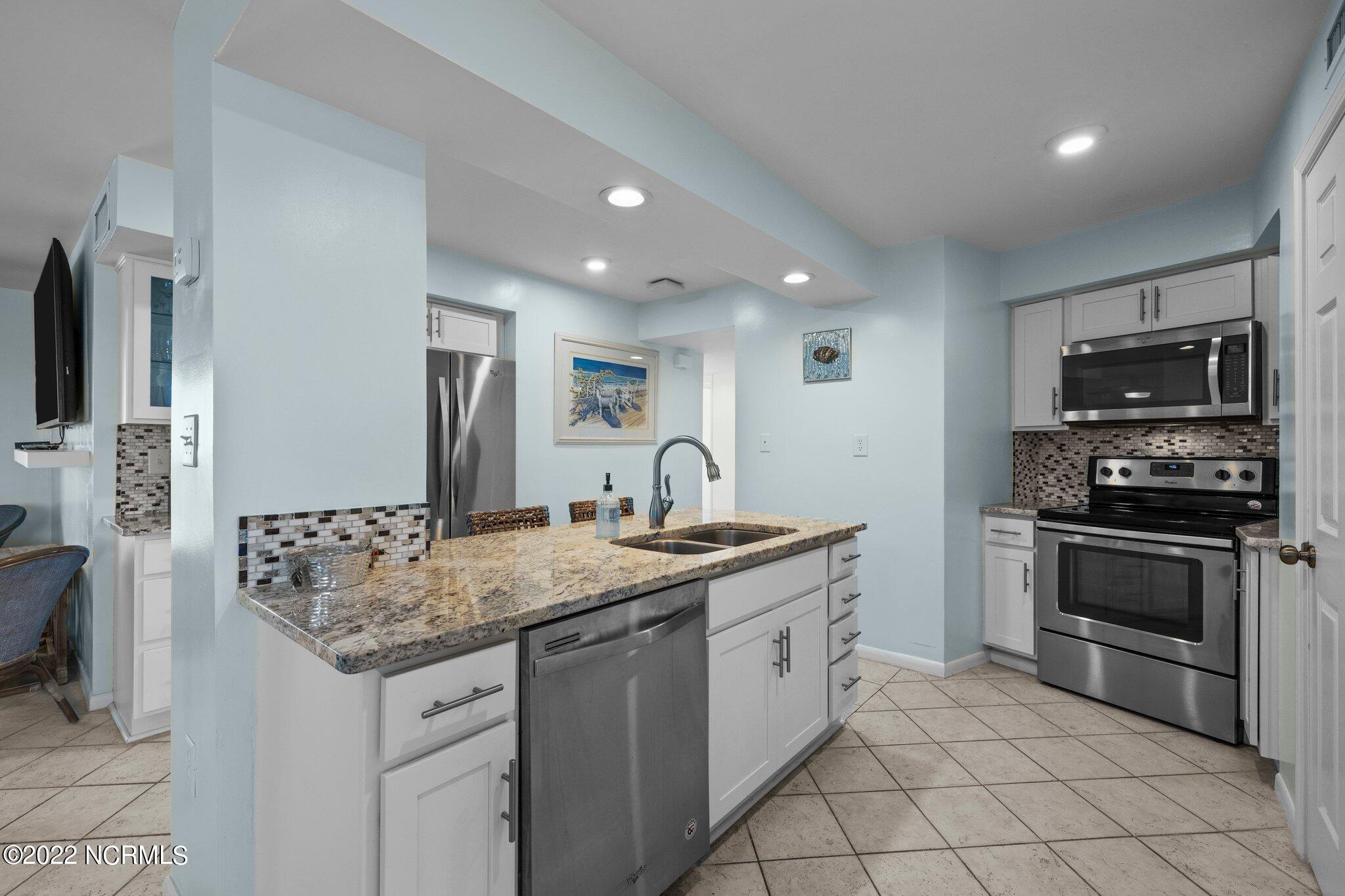 Beautiful Kitchen With Bar Seating