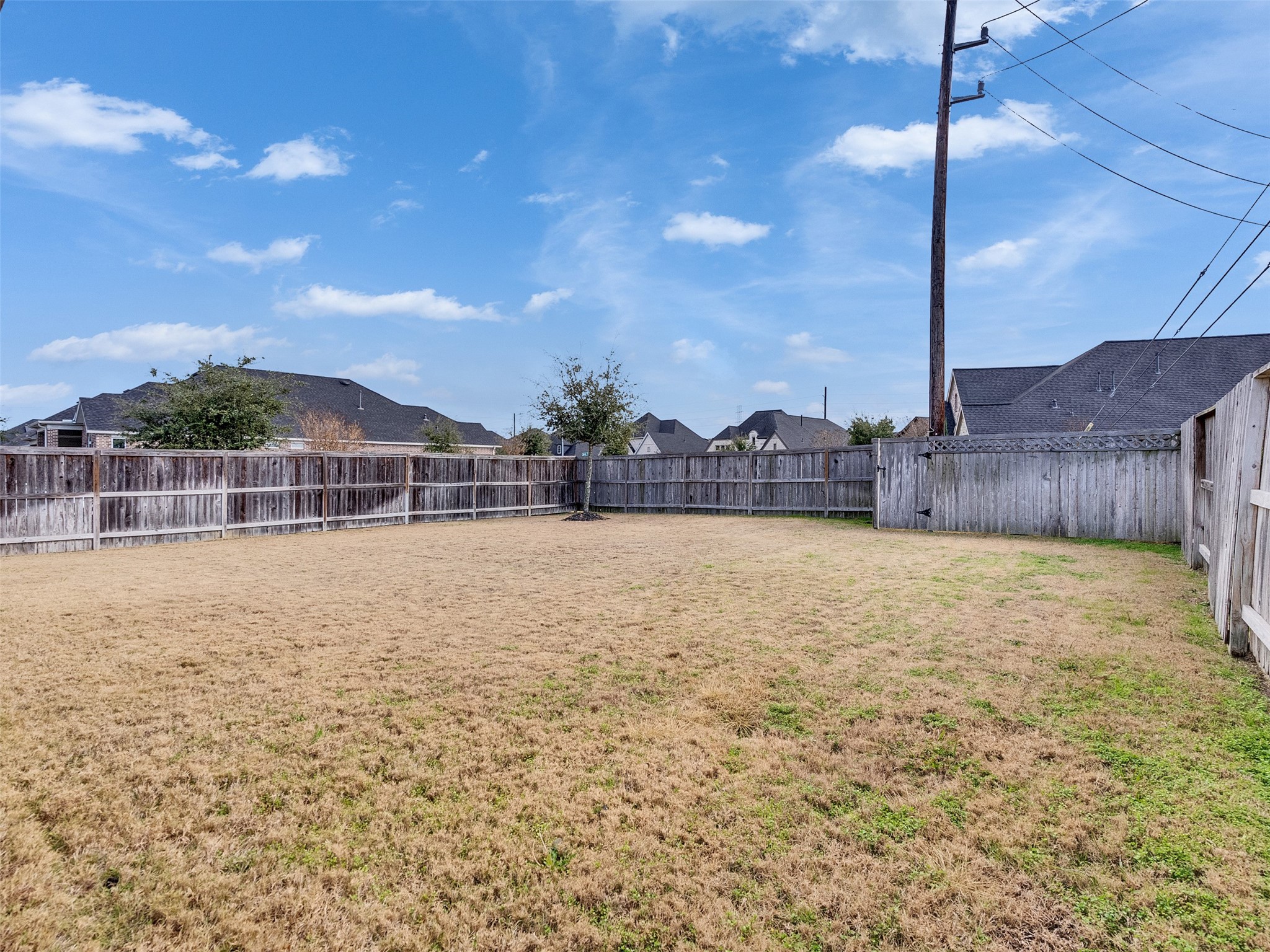 7003 Goldstrum Way Katy, TX 77493 - Photo 32 of 44 a view of a backyard