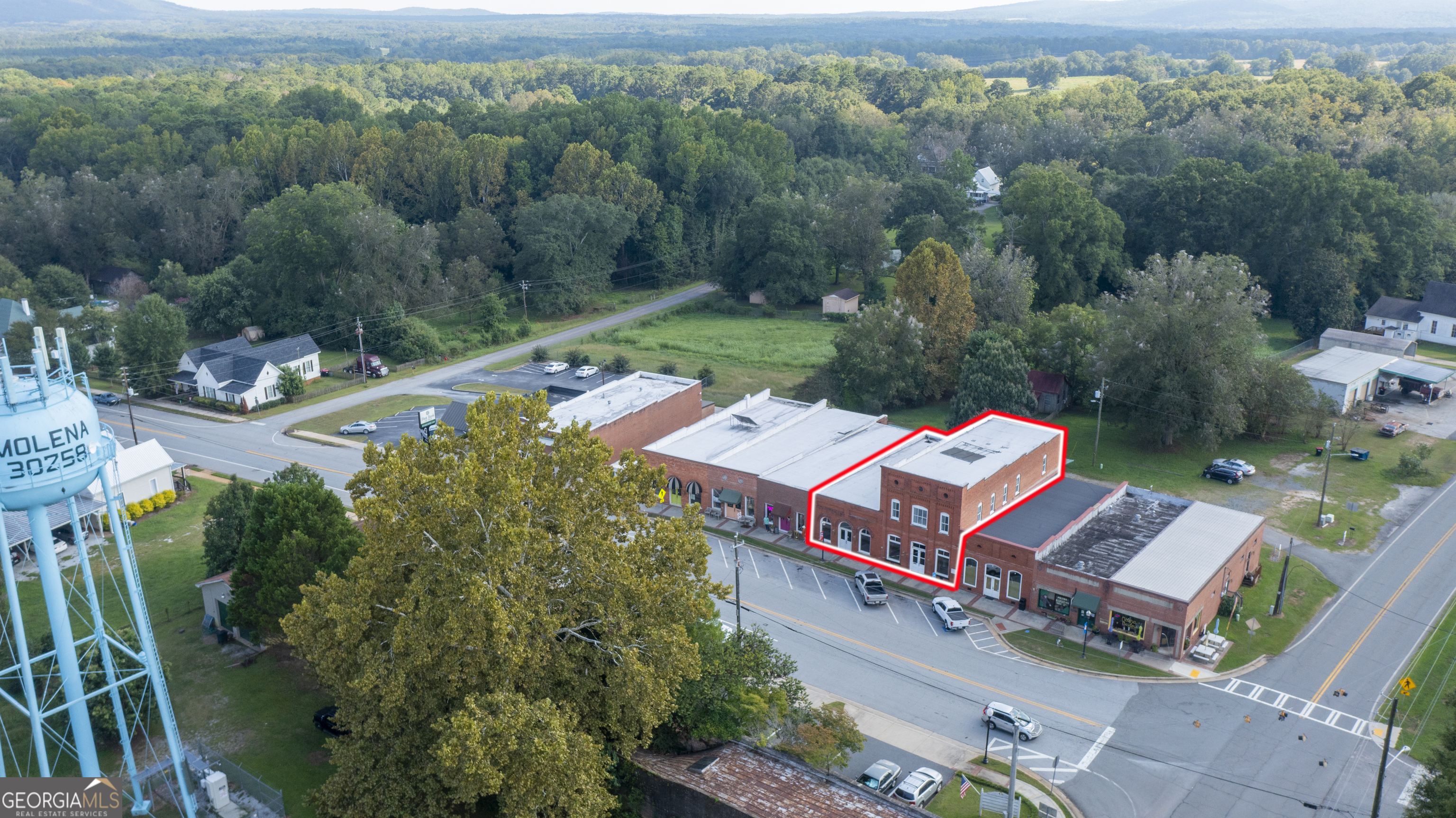 0 Ga Highway Molena, GA 30258 - Photo 25 of 27 an aerial view of a house with a yard
