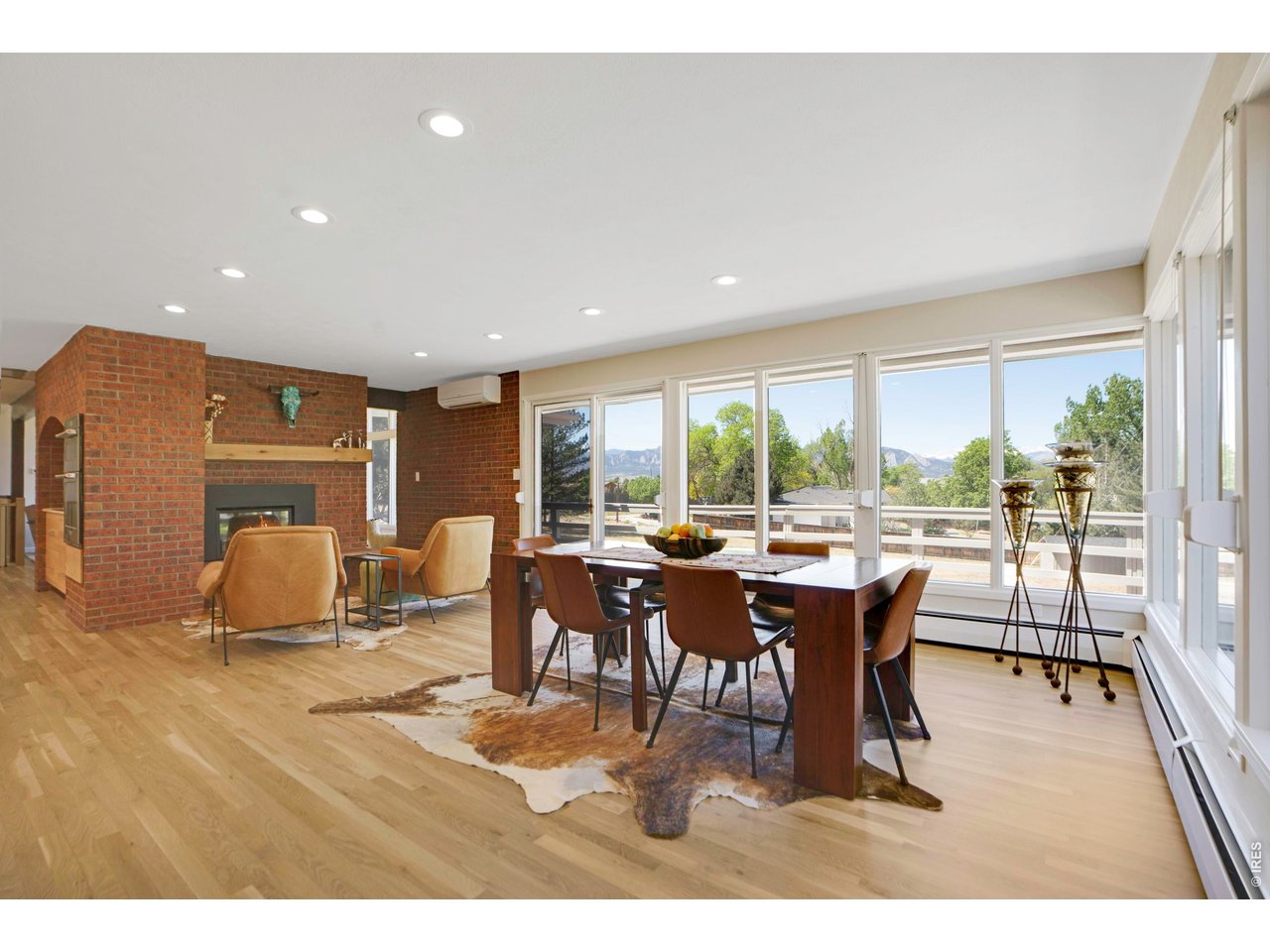 19 Ridge Road Boulder, CO 80303 - Photo 14 of 42 a view of a dining room with furniture window and outside view