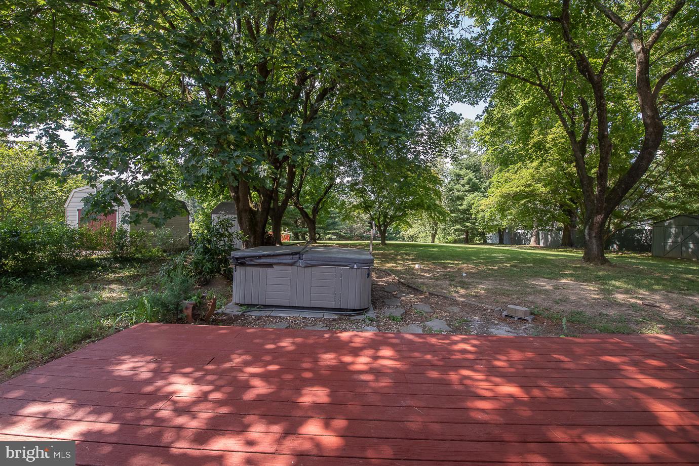 458 Edison Furlong Road Doylestown, PA 18901 - Photo 37 of 43 Rear Deck and Hot Tub