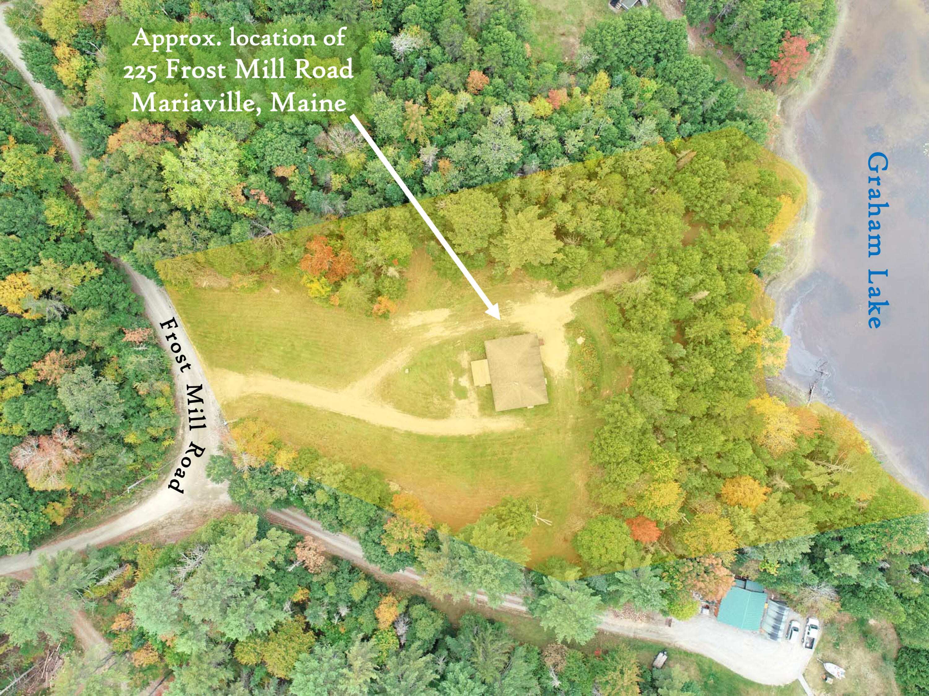 225 Frost Mill Road Mariaville, ME 04605 - Photo 5 of 51 Aerial (1)