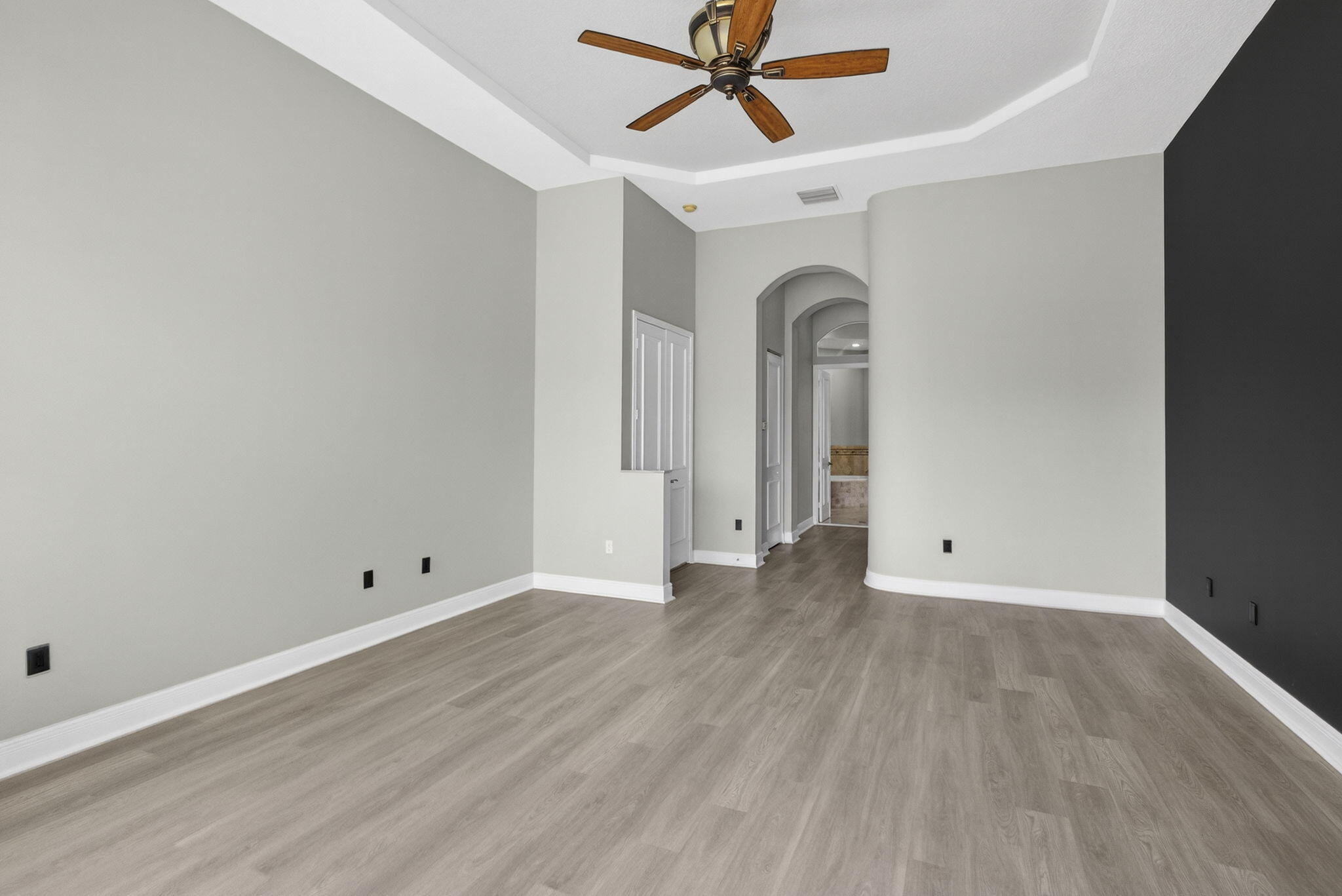 2162 Stotesbury Way Wellington, FL 33414 - Photo 15 of 41 wooden floor in an empty room