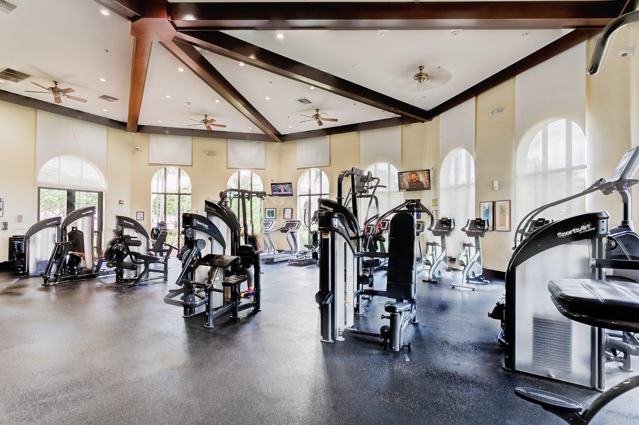 2162 Stotesbury Way Wellington, FL 33414 - Photo 41 of 41 a view of a room with gym equipment