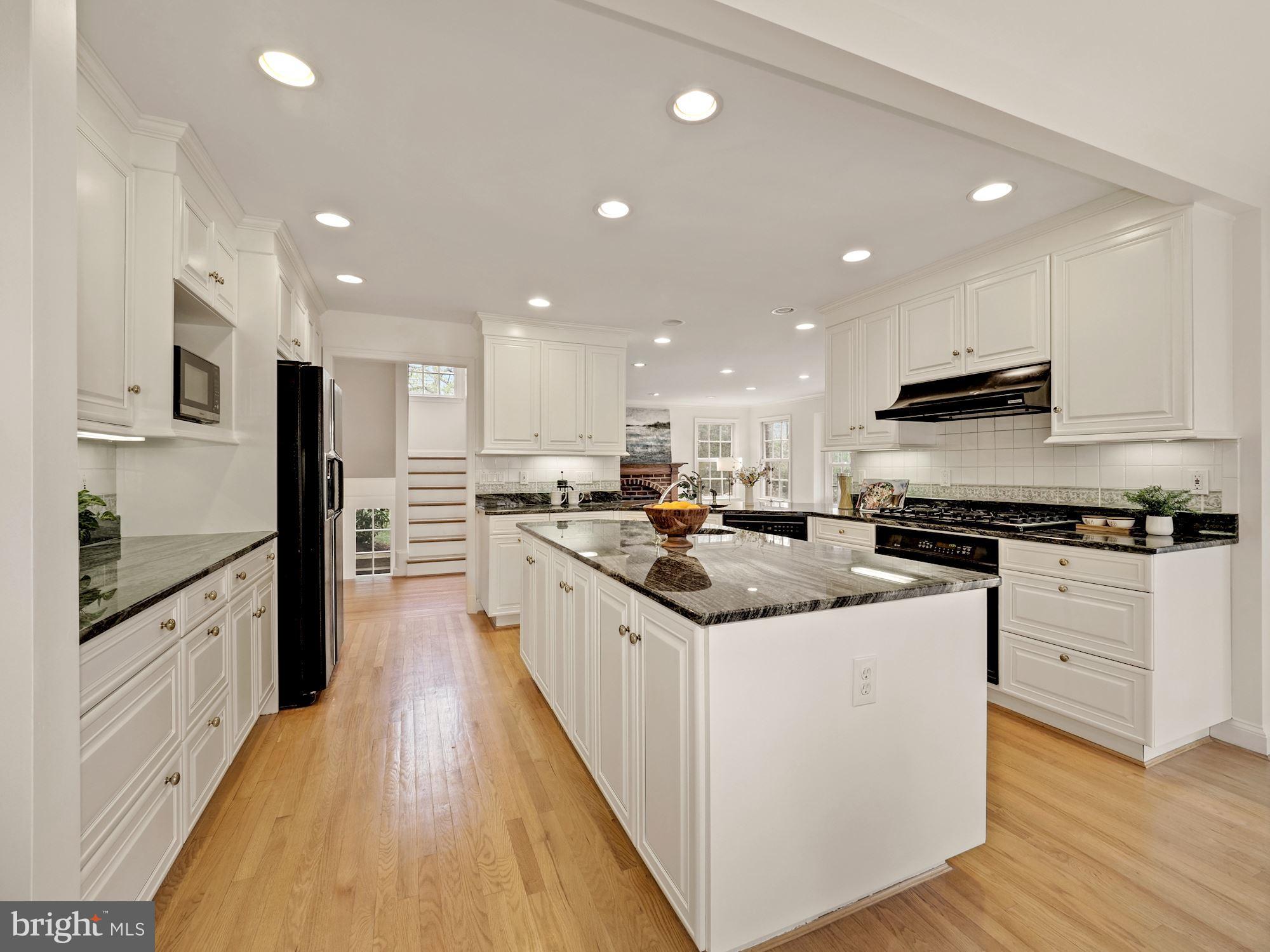 4223 Everett Street Kensington, MD 20895 - Photo 19 of 49 Kitchen with large island and second sink