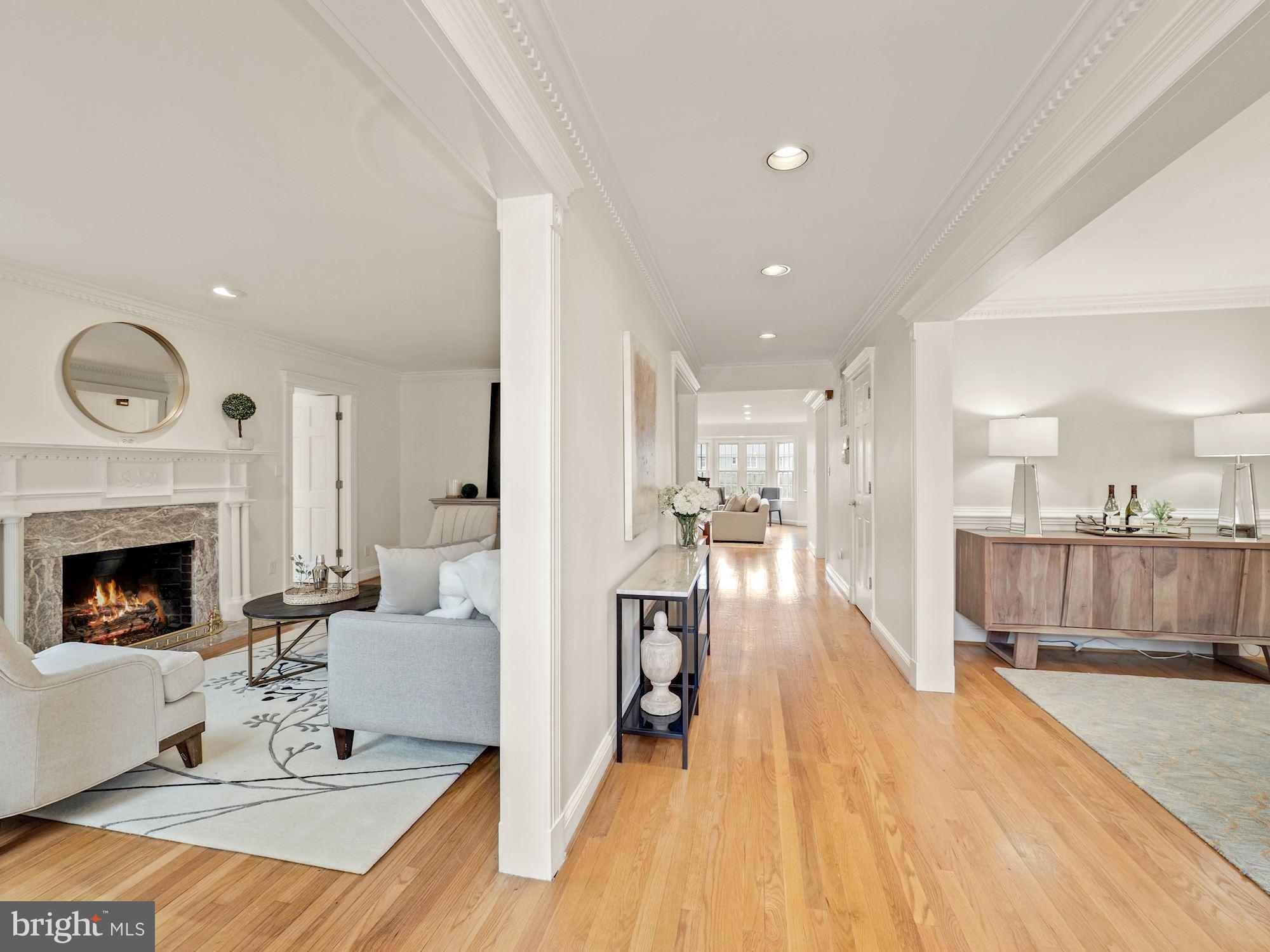 4223 Everett Street Kensington, MD 20895 - Photo 6 of 49 Wide, Welcoming Entry Hall