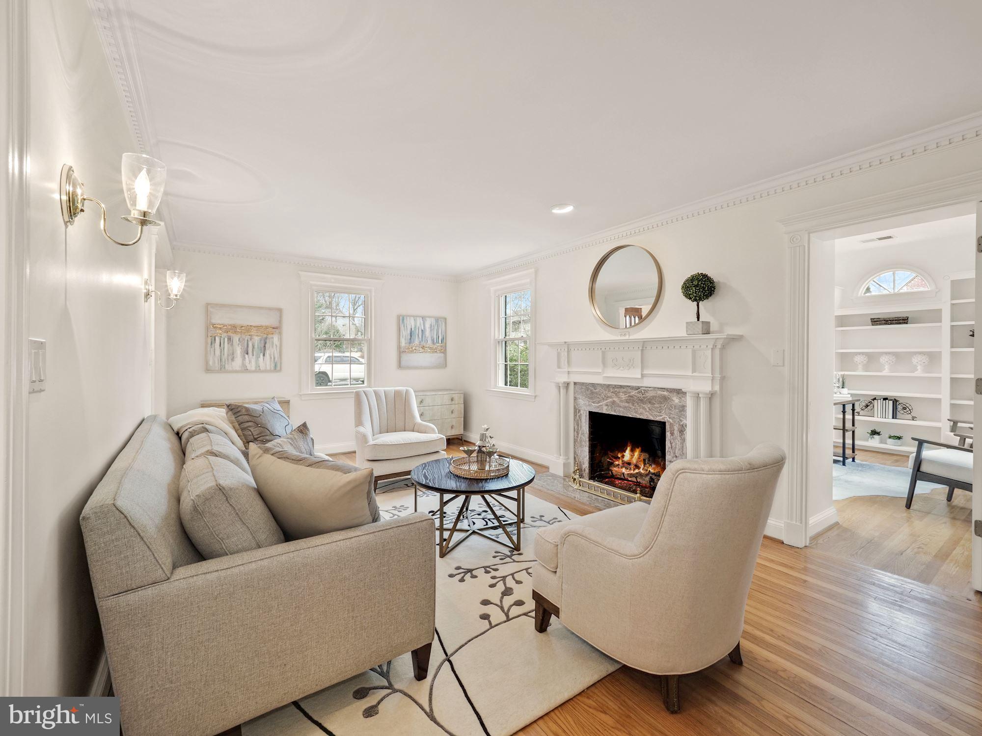 4223 Everett Street Kensington, MD 20895 - Photo 9 of 49 Living Room