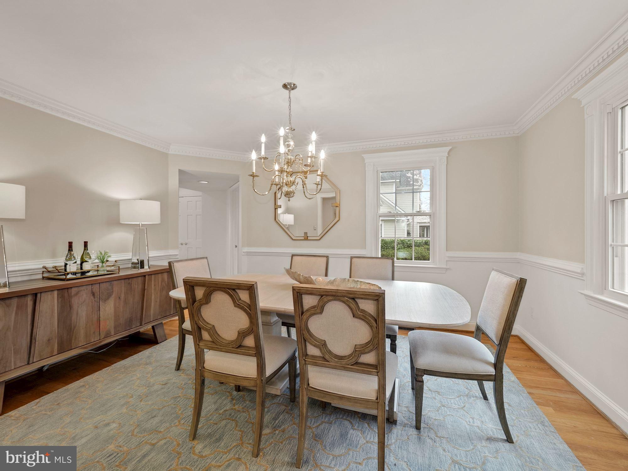 4223 Everett Street Kensington, MD 20895 - Photo 10 of 49 Gracious Formal Dining Room