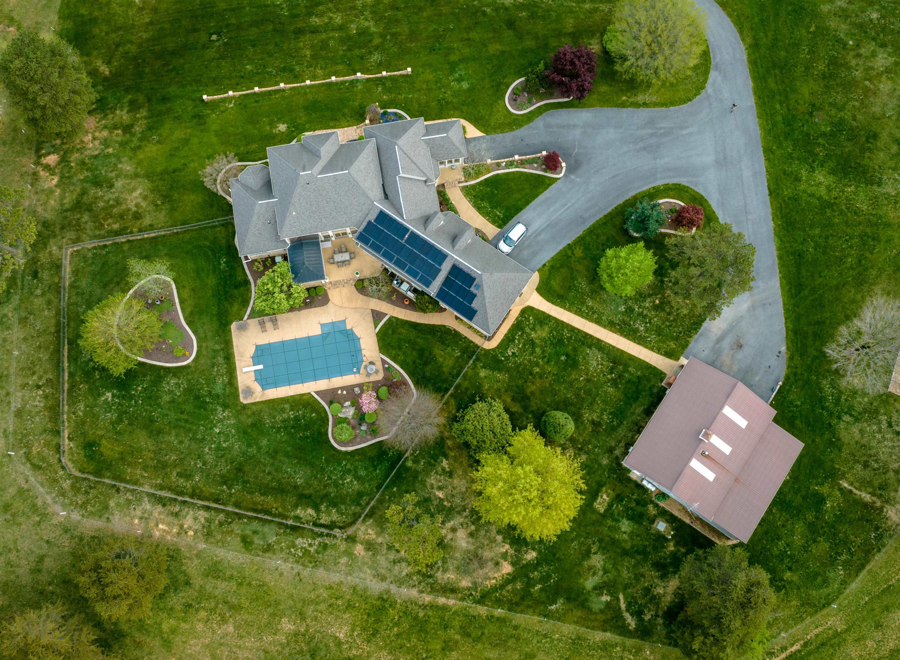 1582 North River Road Mount Crawford, VA 22841 - Photo 11 of 75 an aerial view of house with yard