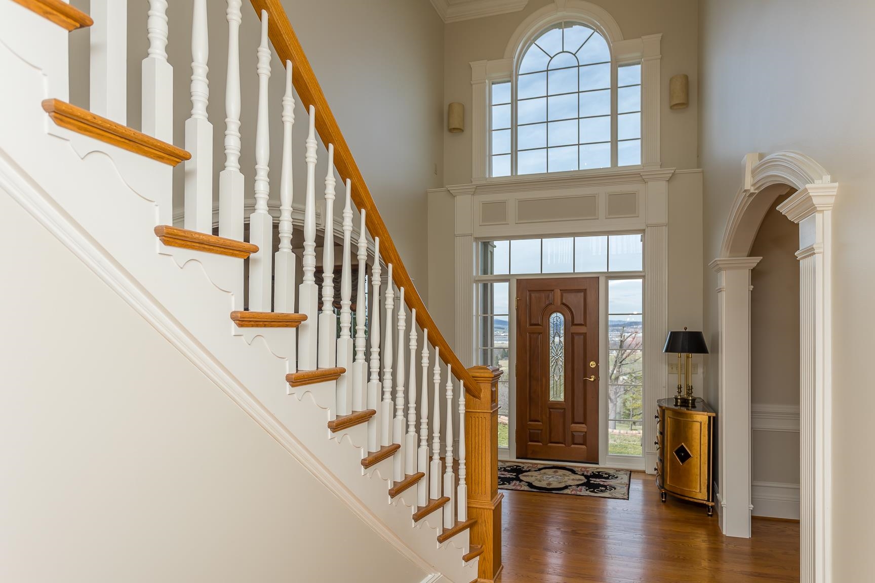 1582 North River Road Mount Crawford, VA 22841 - Photo 14 of 75 a view of entryway with wooden floor and stairs