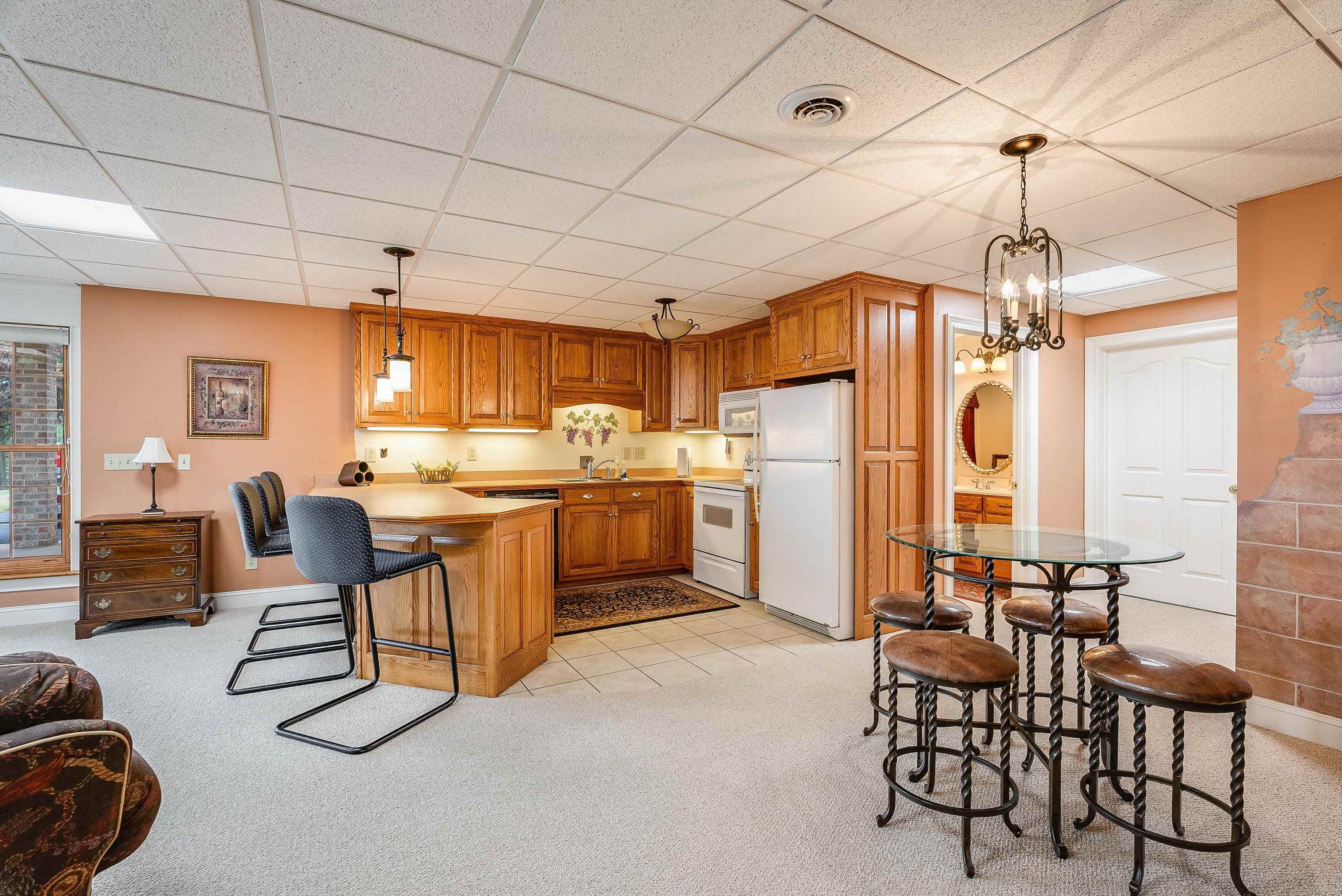 1582 North River Road Mount Crawford, VA 22841 - Photo 64 of 75 a room with stainless steel appliances kitchen island granite countertop furniture and a large window