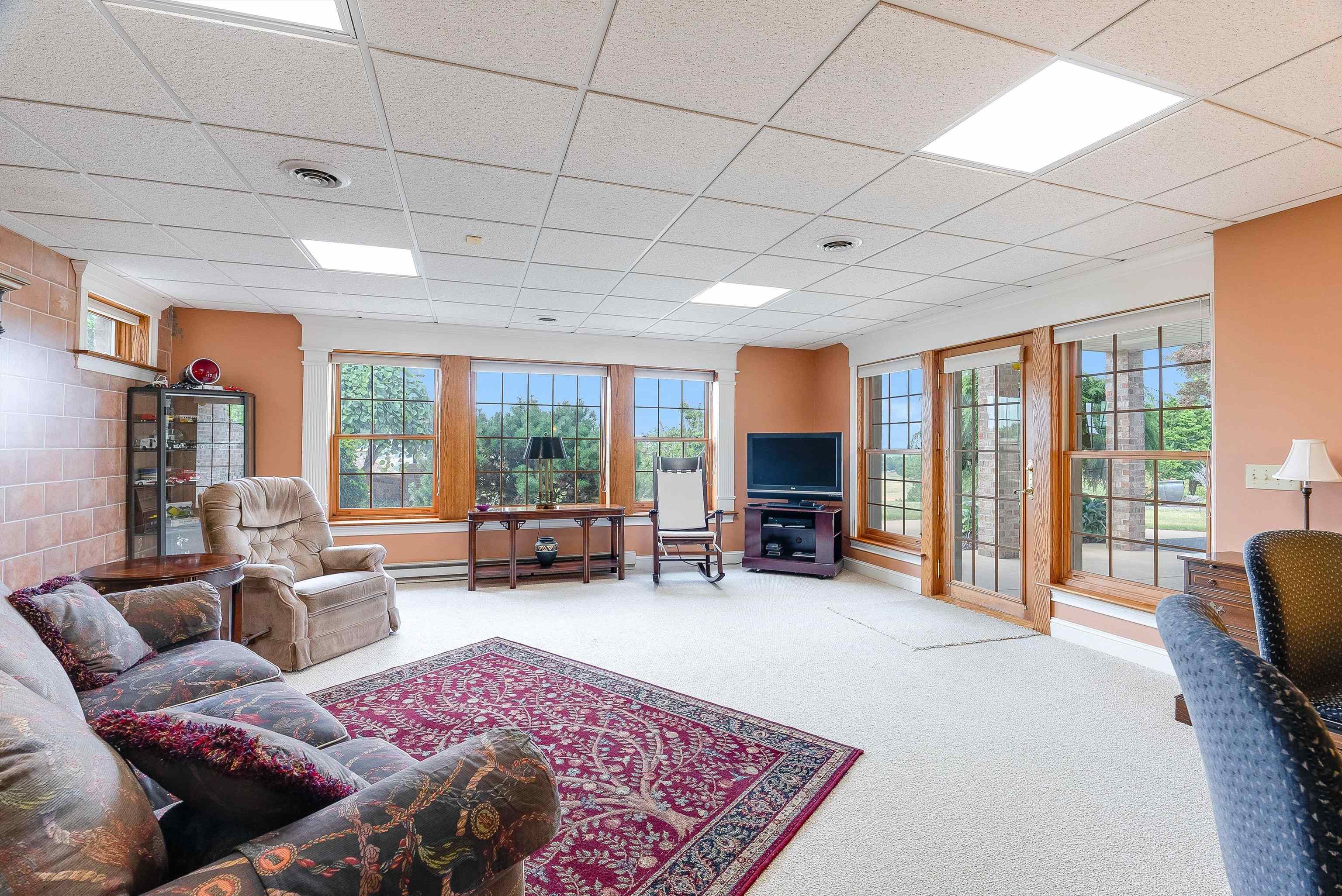 1582 North River Road Mount Crawford, VA 22841 - Photo 65 of 75 a living room with furniture and large windows