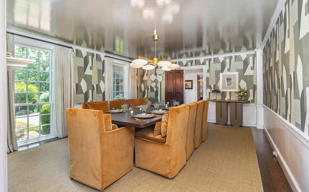 17 Cole Road Hingham, MA 02043 - Photo 7 of 29 a dining room with furniture and large window