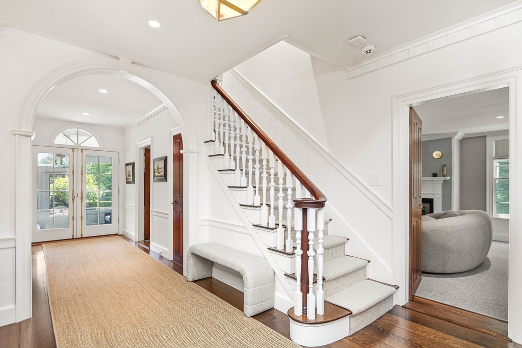 17 Cole Road Hingham, MA 02043 - Photo 10 of 29 a view of entryway and hall with wooden floor