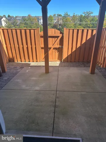 a view of outdoor space with seating area