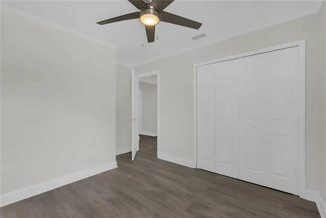 wooden floor in an empty room