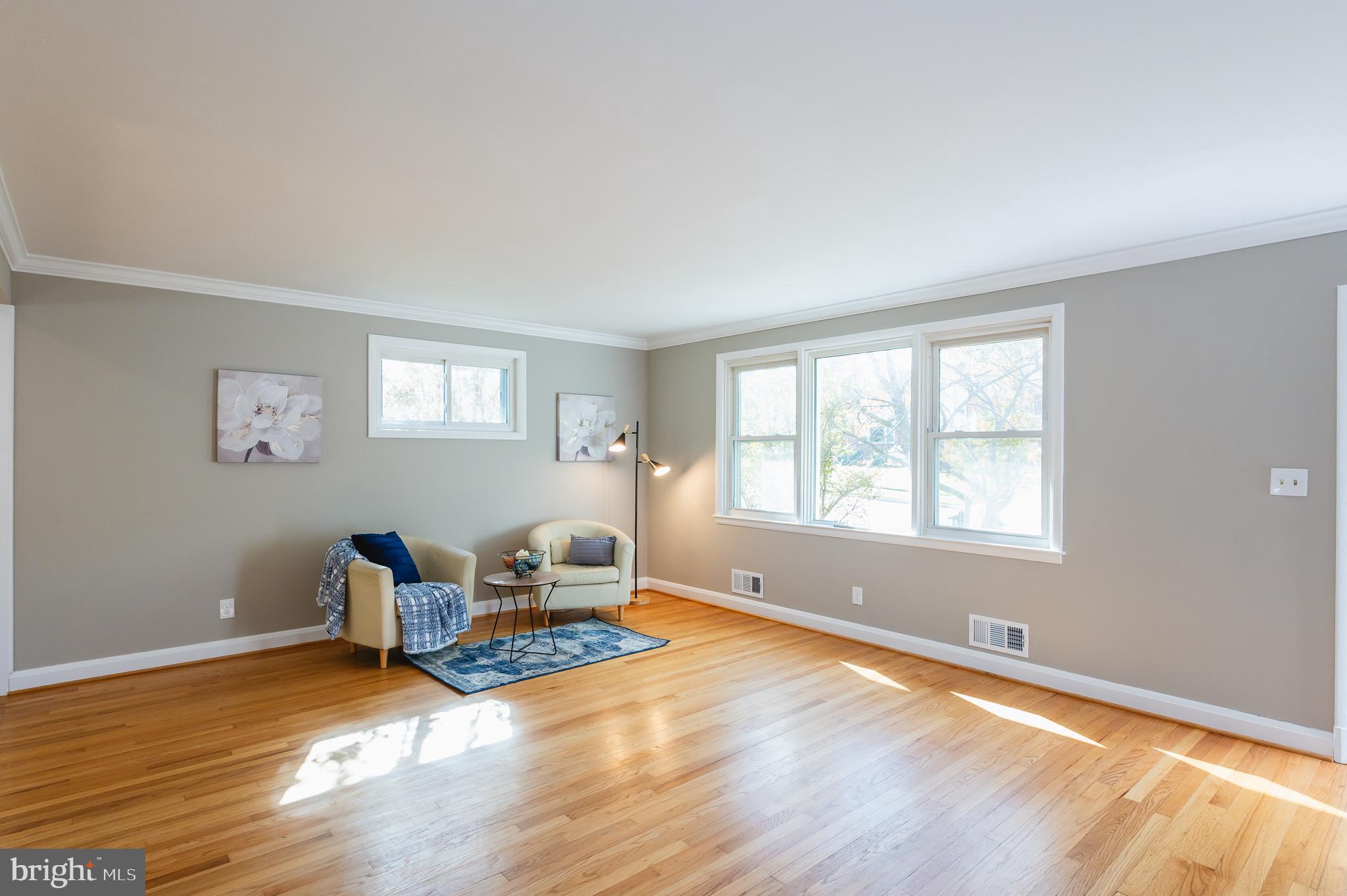1305 Charmuth Road Lutherville-Timonium, MD 21093 - Photo 4 of 52 Spacious living room has lots of natural light