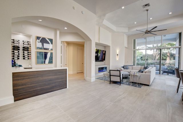 a bathroom with a bathtub and a sink