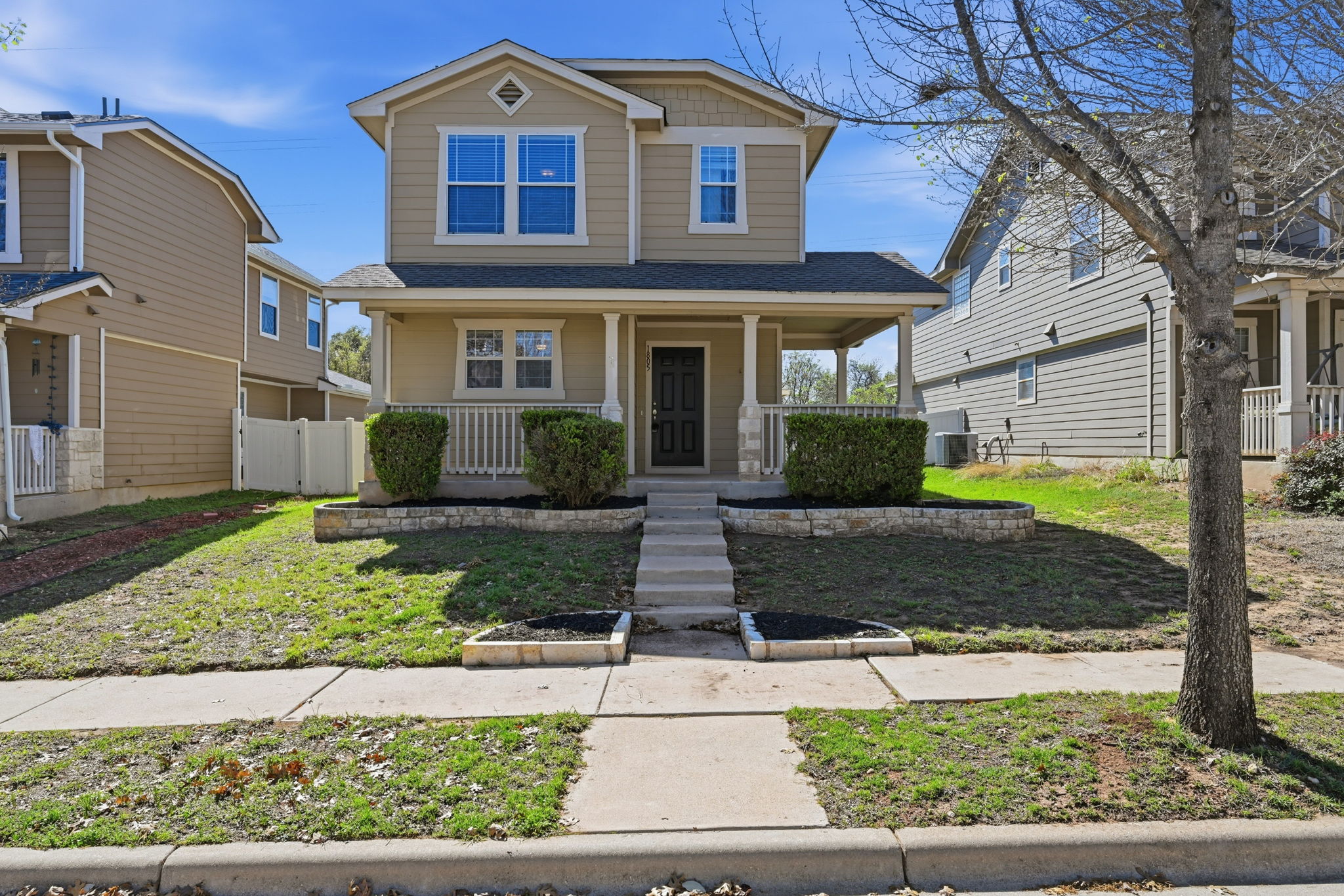 1805 Lost Maples Loop Cedar Park, TX 78613 - Photo 1 of 31 a front view of a house with garden