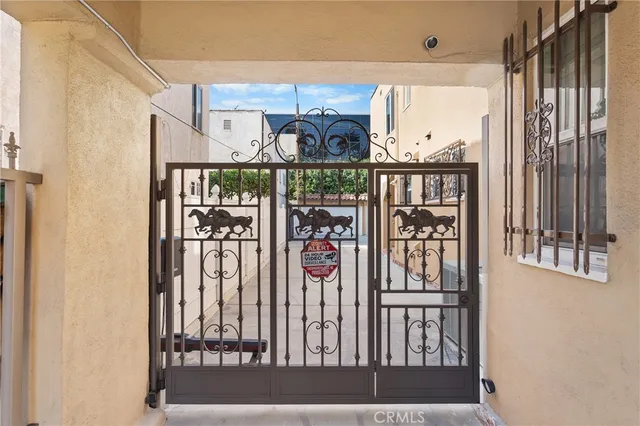 a view of a entryway door