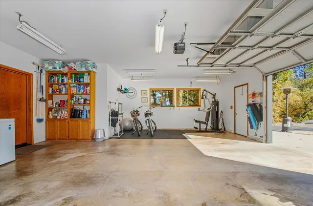 a view of an outdoor space with seating area