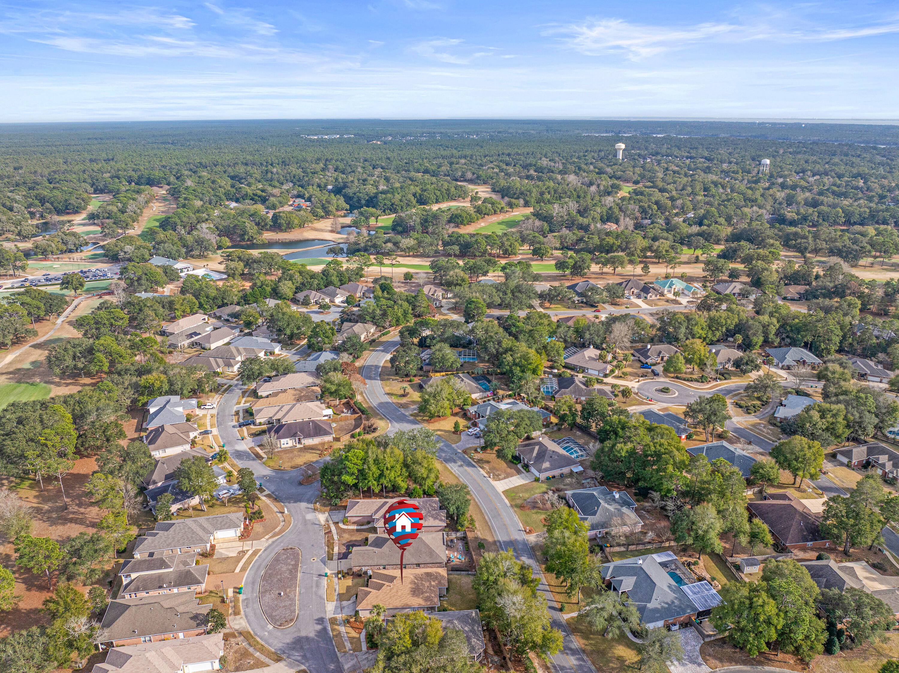 4116 Callaway Drive Niceville, FL 32578 - Photo 49 of 53 an aerial view of a city