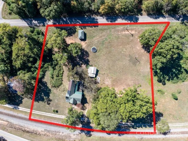 a view of street with flower plants