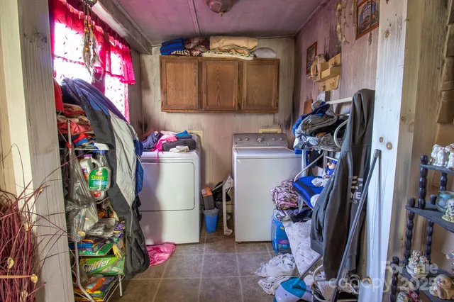 a view of storage and utility room