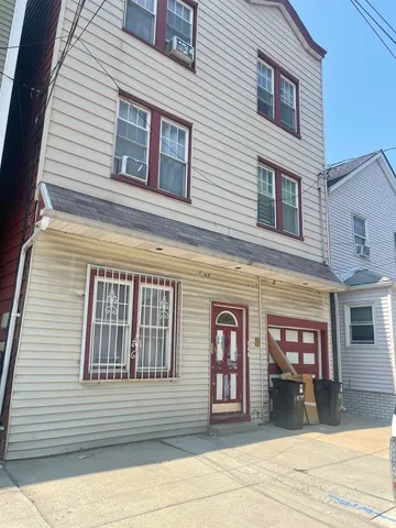 a front view of a building